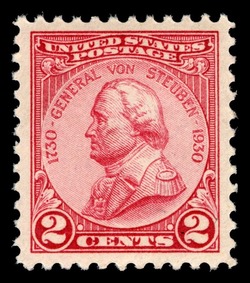 General Friedrich Von Steuben United States Postage Stamp
