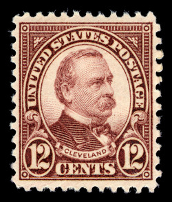 Grover Cleveland - Brown Violet - Perf 11 X 10 1/2 United States Postage Stamp | Ordinary Postage Stamps - Issue of 1922