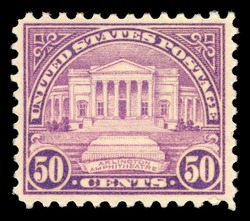Arlington Amphitheatre - Lilac - Perf 10 1/2 X 11 United States Postage Stamp | Ordinary Postage Stamps - Issue of 1922