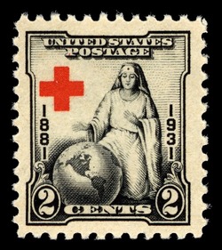 Red Cross United States Postage Stamp