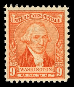 George Washington - Salmon Pink - Williams - 1794 United States Postage Stamp | George Washington Bicentennial