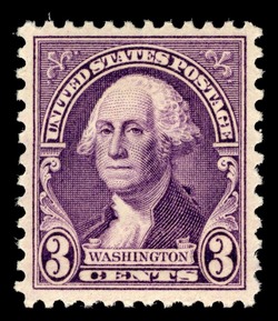 George Washington - Deep Violet United States Postage Stamp