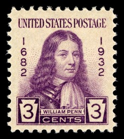 William Penn United States Postage Stamp