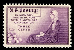 Mothers of America - Perf 11 X 10 1/2 - Rotary Press United States Postage Stamp