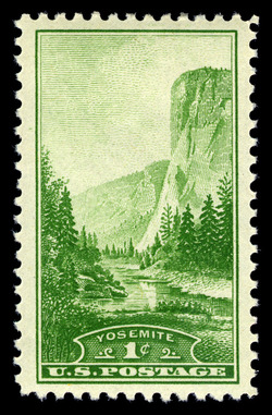 Yosemite Park - California United States Postage Stamp | National Parks