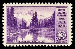 Mount Rainier Park - Washington United States Postage Stamp | National Parks