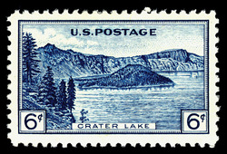 Crater Lake Park - Oregon United States Postage Stamp | National Parks
