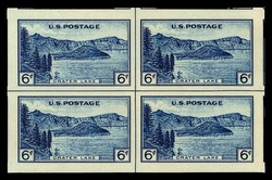 Crater Lake Park - Oregon - Imperforate United States Postage Stamp | National Parks