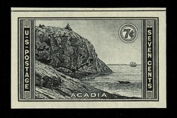 Acadia Park - Maine - Imperforate United States Postage Stamp | National Parks