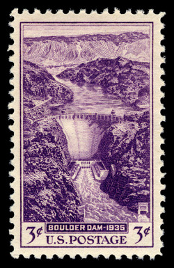 Boulder Dam United States Postage Stamp
