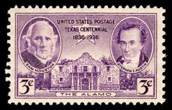 Texas Centennial United States Postage Stamp