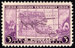 Oregon Territory Centennial United States Postage Stamp