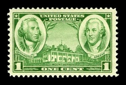 George Washington and Nathanael Greene United States Postage Stamp | Army And Navy