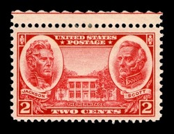 Andrew Jackson And Winfield Scott United States Postage Stamp | Army And Navy