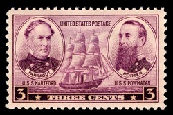 David Farragut and David Porter United States Postage Stamp | Army And Navy