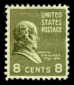 Martin Van Buren - Olive United States Postage Stamp | Presidential Series