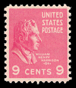 William Harrison - Pink United States Postage Stamp | Presidential Series