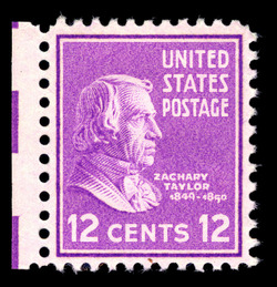 Zachary Taylor - Lavender United States Postage Stamp | Presidential Series
