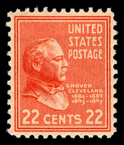 Grover Cleveland - Copper Red United States Postage Stamp | Presidential Series