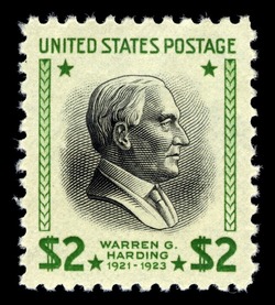 Warren Gamaliel Harding United States Postage Stamp | Presidential Series