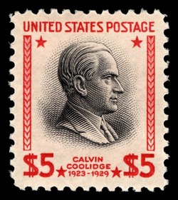 Calvin Coolidge United States Postage Stamp | Presidential Series
