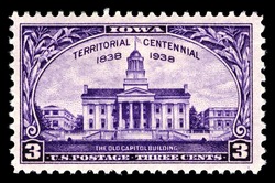 Iowa Territory Centennial United States Postage Stamp