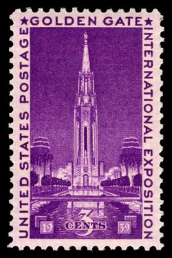 Golden Gate International Exposition - Tower of the Sun United States Postage Stamp