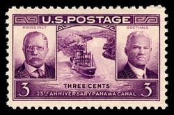 Panama Canal United States Postage Stamp