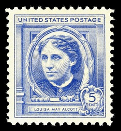 Louisa May Alcott United States Postage Stamp | Famous Americans - Authors