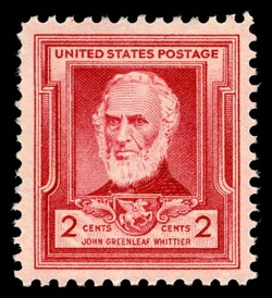 John Greenleaf Whittier United States Postage Stamp | Famous Americans - Poets