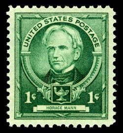 Horace Mann United States Postage Stamp | Famous Americans - Educators