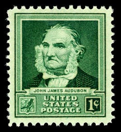 John James Audubon United States Postage Stamp | Famous Americans - Scientists
