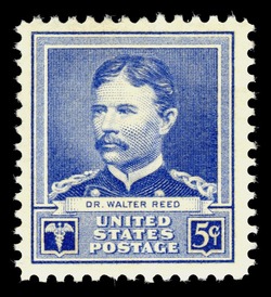 Walter Reed United States Postage Stamp | Famous Americans - Scientists