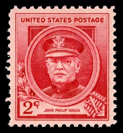 John Philip Sousa United States Postage Stamp | Famous Americans - Composers