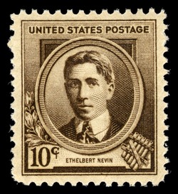 Ethelbert Nevin United States Postage Stamp | Famous Americans - Composers