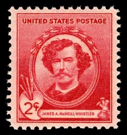 James Mcneill Whistler United States Postage Stamp | Famous Americans - Artists
