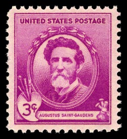Augustus Saint-Gaudens United States Postage Stamp | Famous Americans - Artists