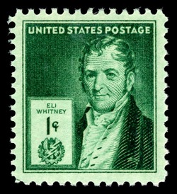 Eli Whitney United States Postage Stamp | Famous Americans - Inventors