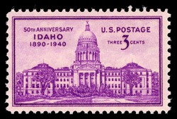 Idaho Statehood United States Postage Stamp