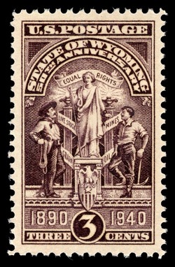 Wyoming Statehood United States Postage Stamp