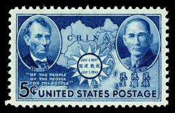 China Resistance United States Postage Stamp