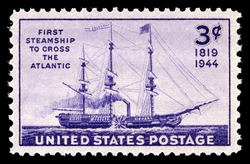 Steamship Savannah United States Postage Stamp