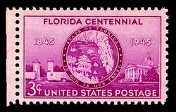 Florida Statehood United States Postage Stamp