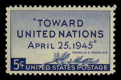 United Nations Conference on International Organization United States Postage Stamp