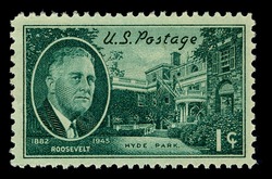 Roosevelt - Hyde Park United States Postage Stamp | Roosevelt Memorial
