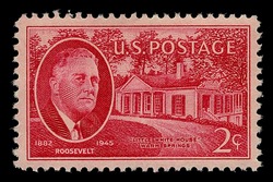 Roosevelt - Little White House United States Postage Stamp | Roosevelt Memorial