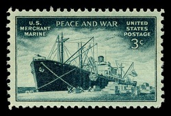 Merchant Marine United States Postage Stamp | Armed Forces