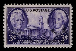 Tennessee Statehood Sesquicentennial United States Postage Stamp