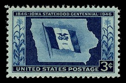 Iowa Statehood Centennial United States Postage Stamp