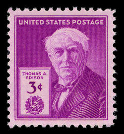 Thomas A Edison United States Postage Stamp